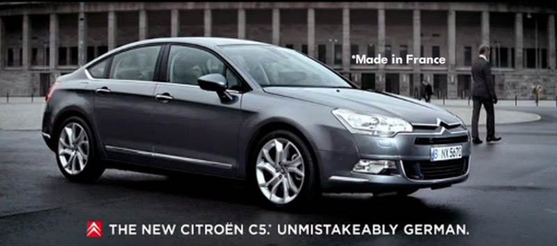 Музыка из рекламы автомобиля Citroen C5 - Unmistakeably German