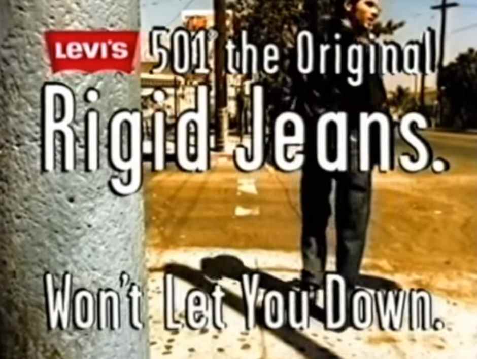 Музыка из рекламы Levi's Rigid Jeans - Won't Let You Down