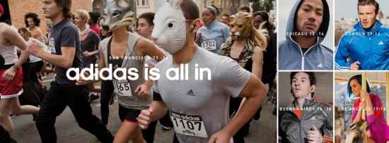 Музыка из рекламы Adidas - We All Run (David Beckham, Lionel Messi, Derrick Rose, Katy Perry)