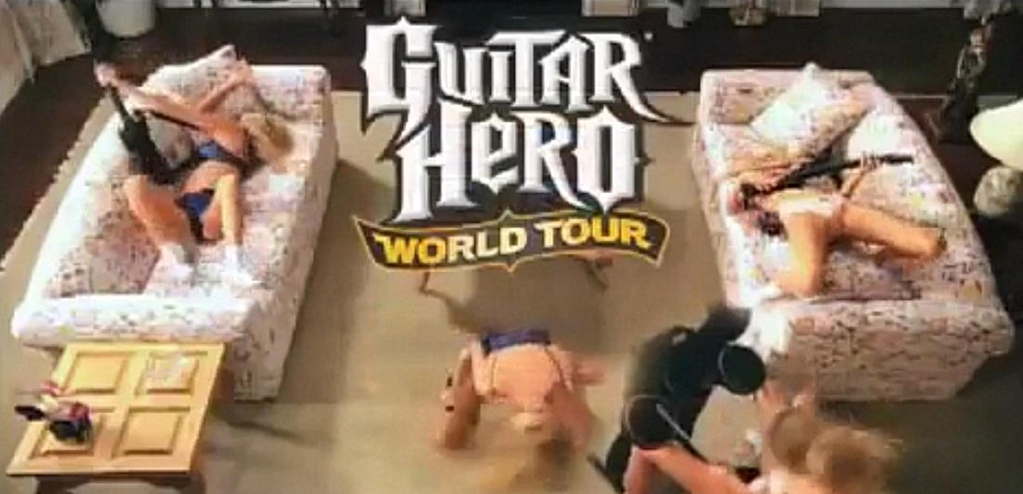 Музыка из рекламы Guitar Hero (Marisa Miller)