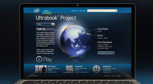 Музыка и видеоролик из рекламы Intel - Ultrabook Музыка и видеоролик из рекламы Intel - Ultrabook