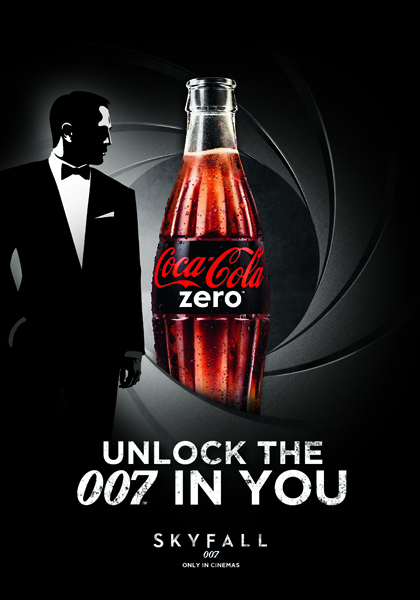 Музыка и видеоролик из рекламы Coca Cola Zero - Unlock the 007 in you - Skyfall Музыка и видеоролик из рекламы Coca Cola Zero - Unlock the 007 in you - Skyfall