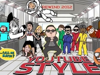 Музыка и видеоролик из рекламы YouTube - Rewind YouTube Style 2012