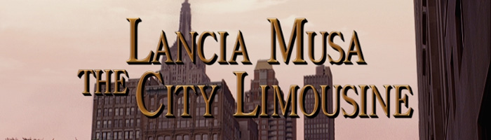 Музыка и видеоролик из рекламы Lancia Musa - City Limousine Музыка и видеоролик из рекламы Lancia Musa - City Limousine