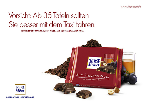 Музыка и видеоролик из рекламы Ritter Sport Музыка и видеоролик из рекламы Ritter Sport