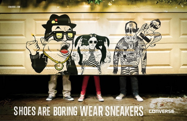 Музыка и видеоролик из рекламы Converse - Shoes are Boring. Wear Sneakers