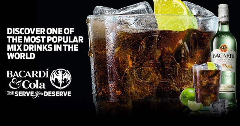 Музыка и видеоролик из рекламы Bacardi & Cola - The Serve You Deserve Музыка и видеоролик из рекламы Bacardi & Cola - The Serve You Deserve