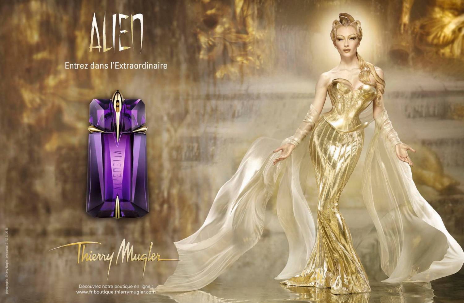 Музыка и видеоролик из рекламы Thierry Mugler – Alien Музыка и видеоролик из рекламы Thierry Mugler – Alien
