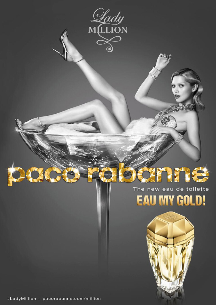 Музыка из рекламы Paco Rabanne - Eau My Gold (Hana Jirickova)