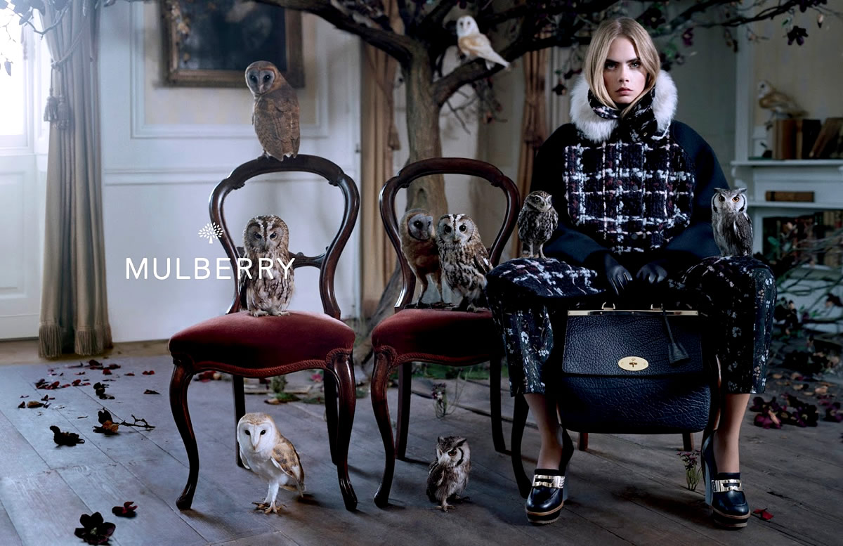 Музыка и видеоролик из рекламы Mulberry -  Autumn Winter 2014  (Cara Delevingne)