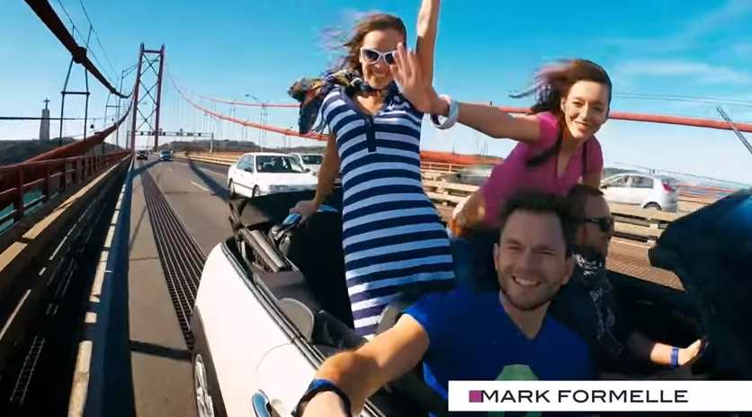 Музыка и видеоролик из рекламы Mark Formelle - Вокруг света с Mark Formelle!