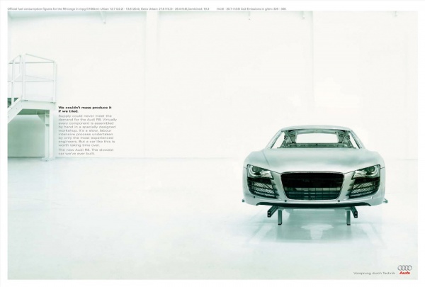 Музыка из рекламы Audi R8 - The Slowest Car Audi Ever Built