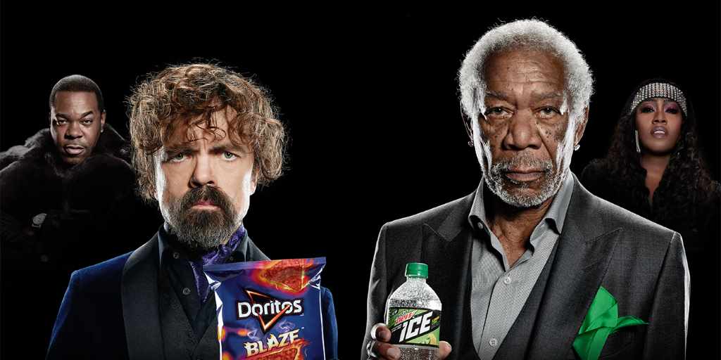 Музыка из рекламы Doritos Blaze & Mountain Dew Ice - Battle (Peter Dinklage & Morgan Freeman)