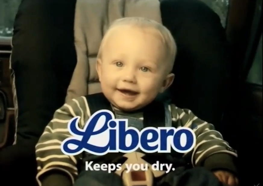 Музыка из рекламы Libero - Keeps you Dry
