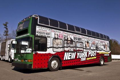Таблоид запустил «желтые» автобусные туры по Нью-Йорку