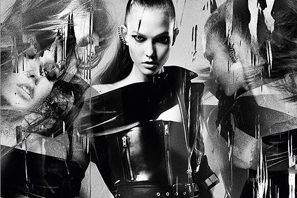 Карли Клосс в осенней рекламной кампании Jean Paul Gaultier
