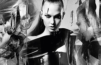 Карли Клосс в осенней рекламной кампании Jean Paul Gaultier