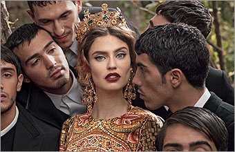 Страсти по Сицилии: Бьянка Балти и Моника Белуччи для Dolce&Gabbana