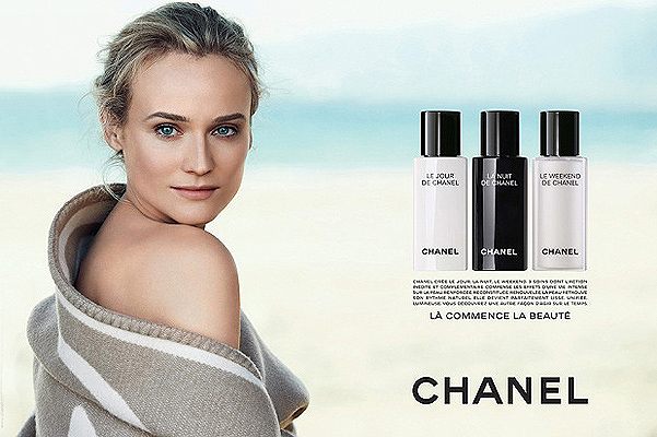 Диана Крюгер в рекламе косметической линии Chanel