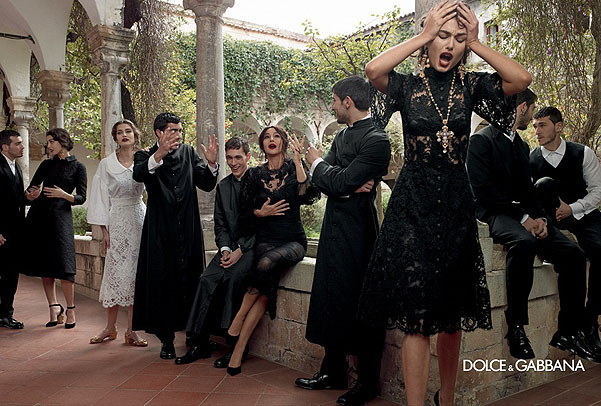 Страсти по Сицилии: Бьянка Балти и Моника Белуччи для Dolce&Gabbana