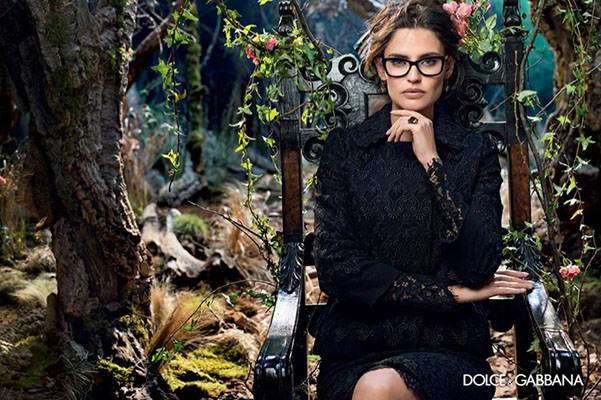 Бьянка Балти представляет осеннюю коллекцию очков Dolce & Gabbana