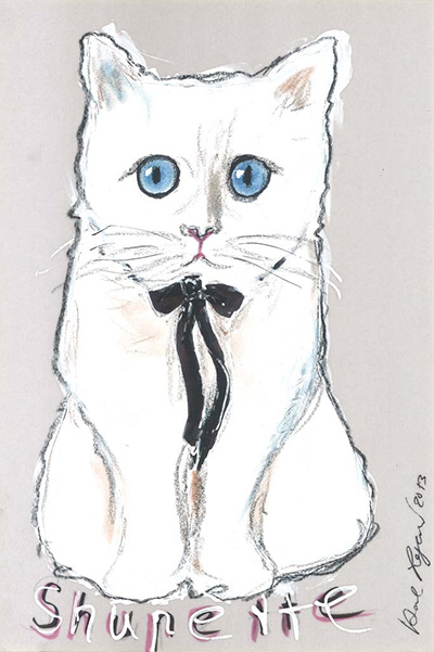 It-cat: Лагерфельд снял свою кошку для рекламы косметики