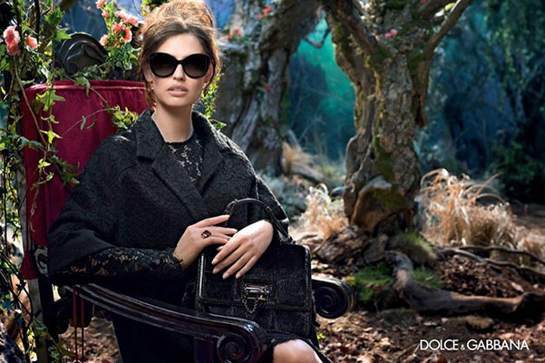 Бьянка Балти представляет осеннюю коллекцию очков Dolce & Gabbana