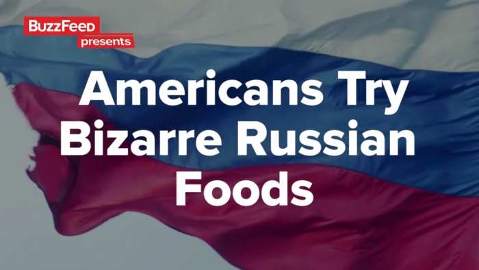 BuzzFeed накормил американцев русской едой