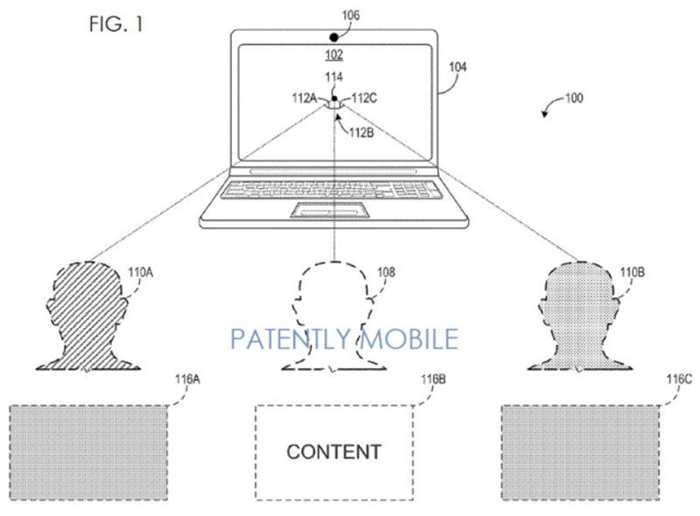 Microsoft патентует дисплей с защитой от чужих глаз