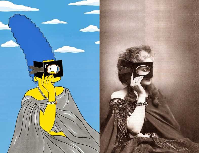 Мардж Симпсон в роли иконы стиля