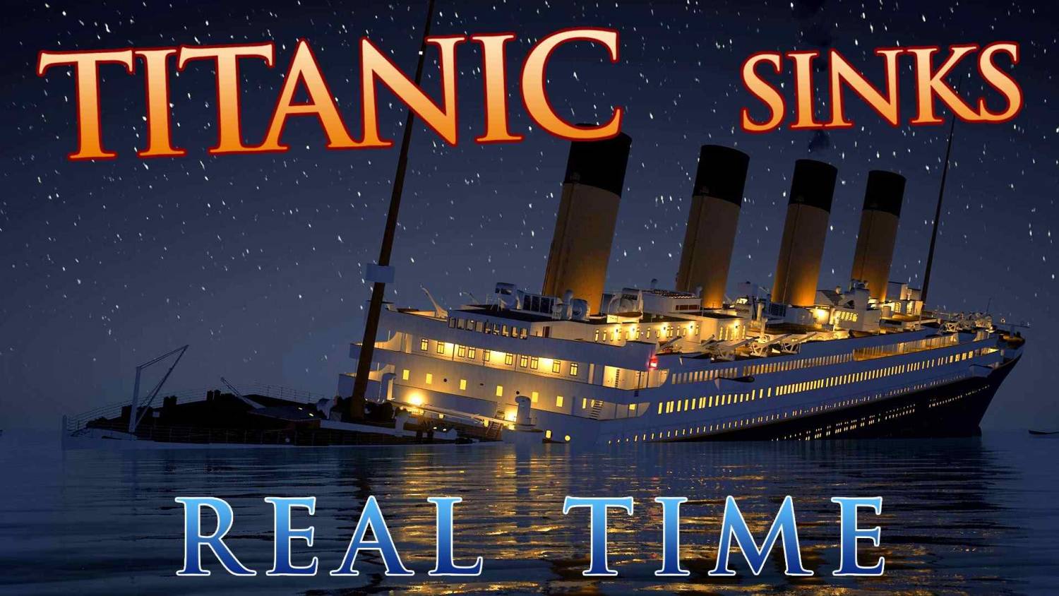 Крушение Титаника в режиме реального времени