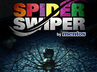 Производители Mentos предложили сразиться с "могучим" пауком в игре