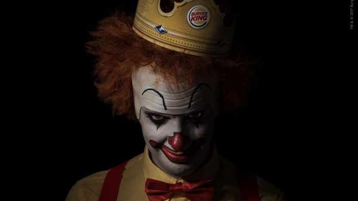 Burger King угостит бургером посетителей, одетых в костюм страшного Рональда Макдональда
