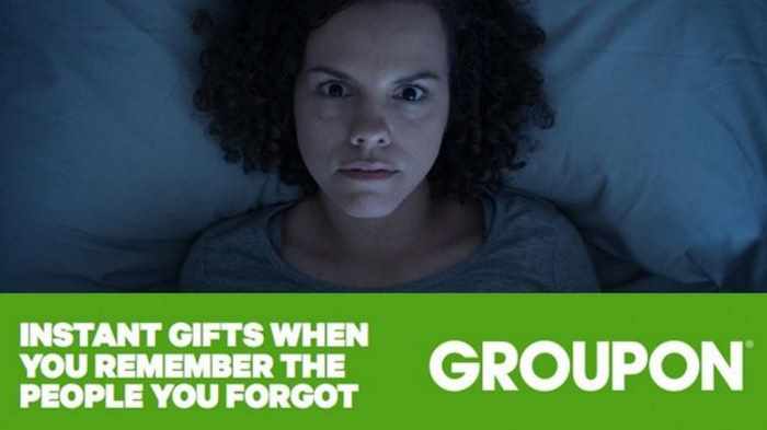 Кампания Groupon напомнила о покупке подарков