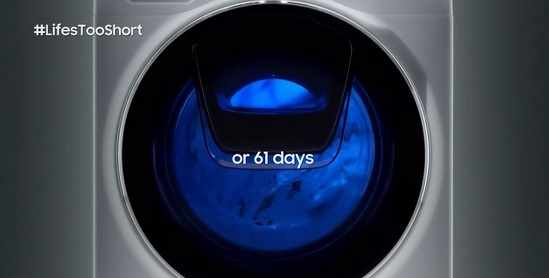 Ролик со стиральной машинкой стал самым длинным на британском ТВ
