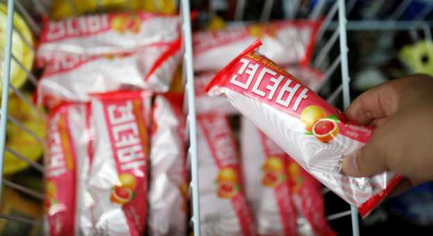 В Корее продают мороженое от похмелья