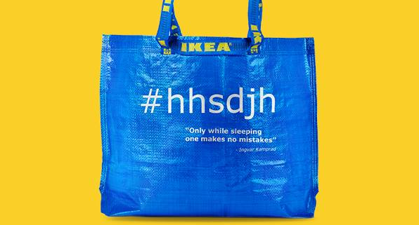 IKEA выпустила сумку с бессмысленной надписью #hhsdjh