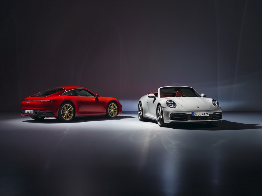Porsche представляет новые модели 911 Carrera Coupé и 911 Carrera Cabriolet