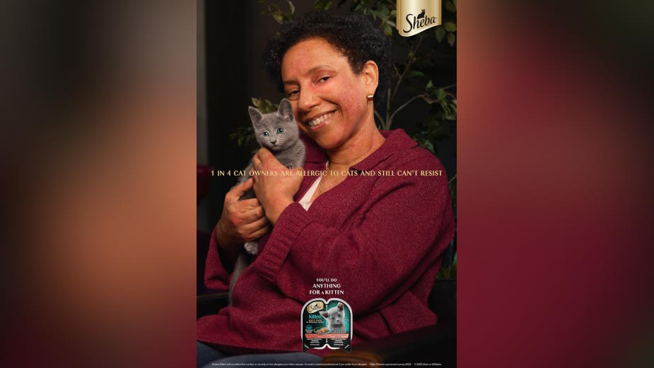 Люди с аллергией на кошек стали героями кампании SHEBA
