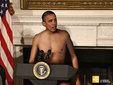 В рекламе эквадорского журнала изобразили голого Обаму