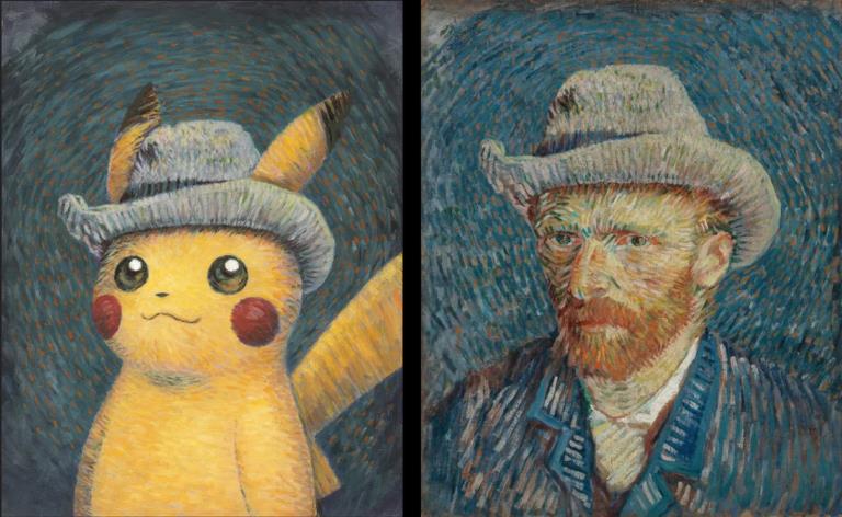 Музей Ван Гога вписал покемонов в картины художника