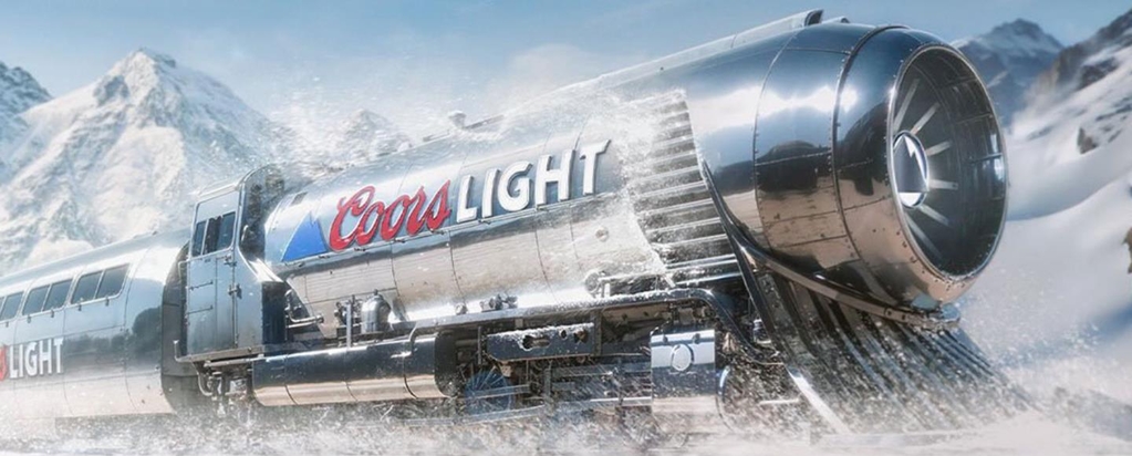 Coors Light предложил канадцам прокатиться на своем пивном поезде