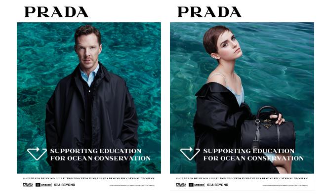 Камбербэтч и Уотсон стали лицами новой коллекции “Re-Nylon” от Prada