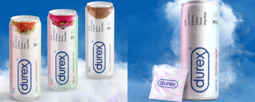Durex представил линейку энергетических напитков