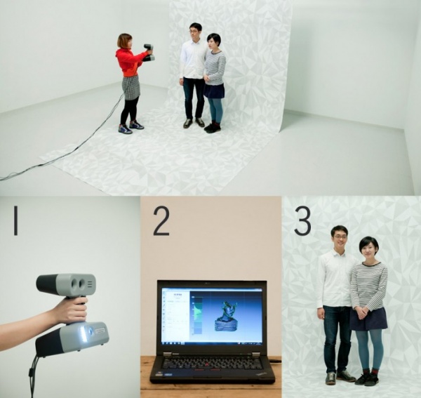 В Токио открылась 3D-фотобудка.