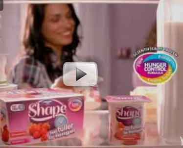 Музыка из рекламы йогуртов Danone  Shape