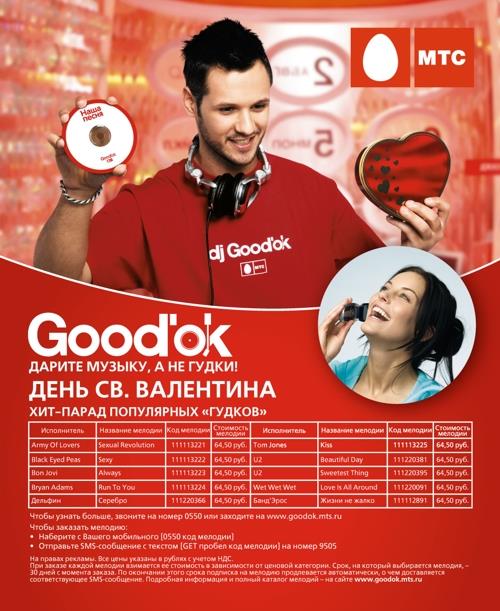 Музыка из рекламы МТС Good'OK - Дарите музыку Музыка из рекламы МТС Good'OK - Дарите музыку