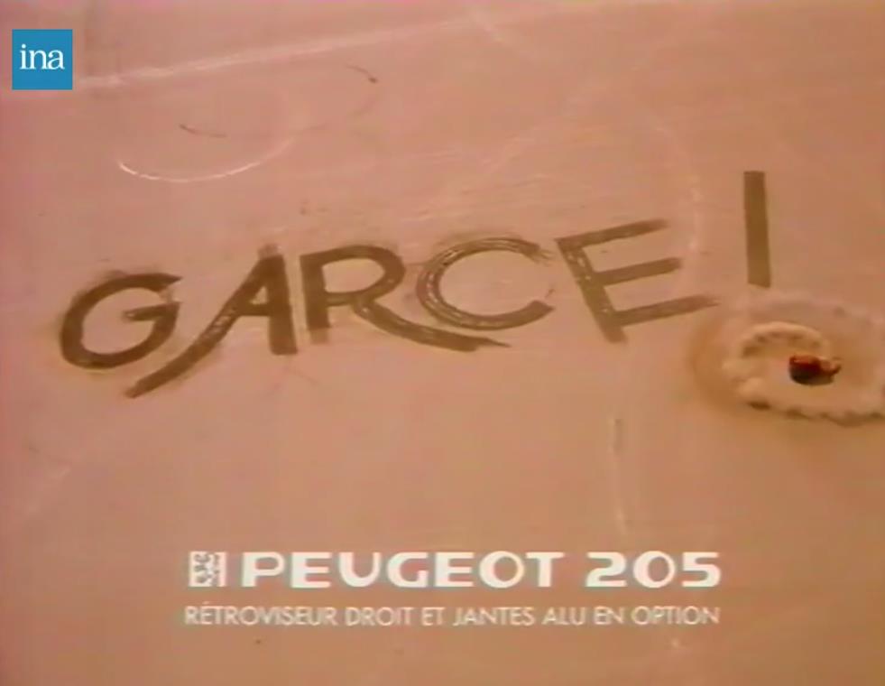 Музыка из рекламы Peugeot 205 - Garce