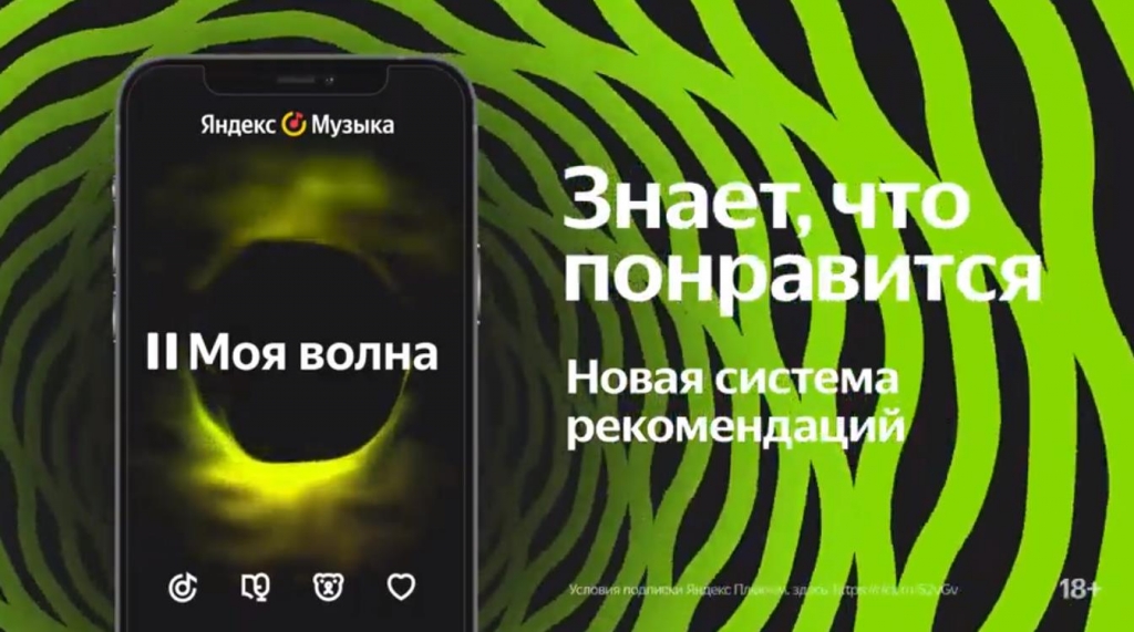 Музыка из рекламы Яндекс Музыка - Знает, что понравится