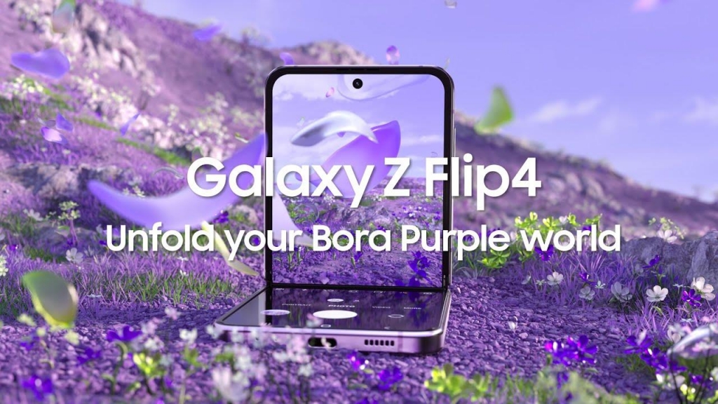 Музыка из рекламы Samsung - Galaxy Z Flip4. Unfold your Bora Purple world